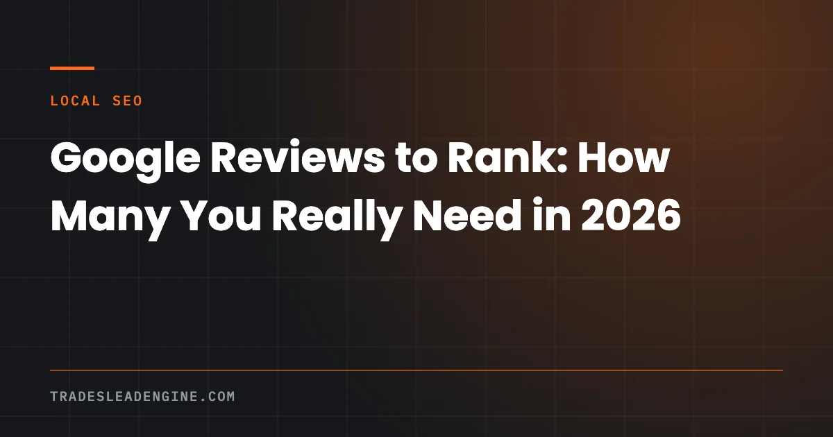 How many Google reviews the top three competitors have