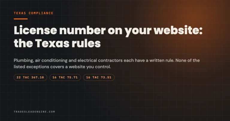 license number on website texas cover