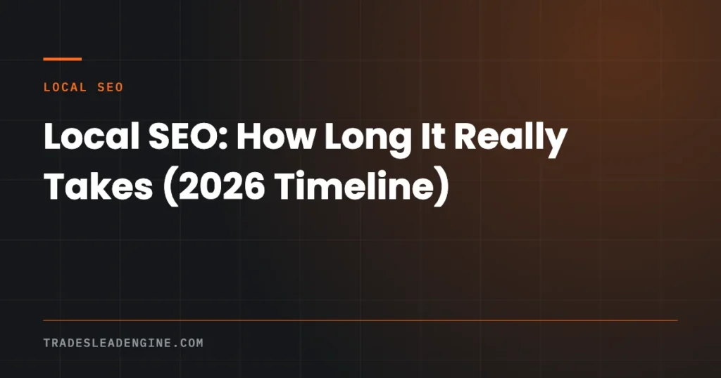 Contractor Marketing Guides for Texas Trades Businesses 8 Local SEO timeline over twelve months for a contractor